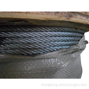19x7 Steel Wire Rope (Rotation Resistant)/Crane Hoist Lines and Crane Auxiliary Lines, Superior Flex